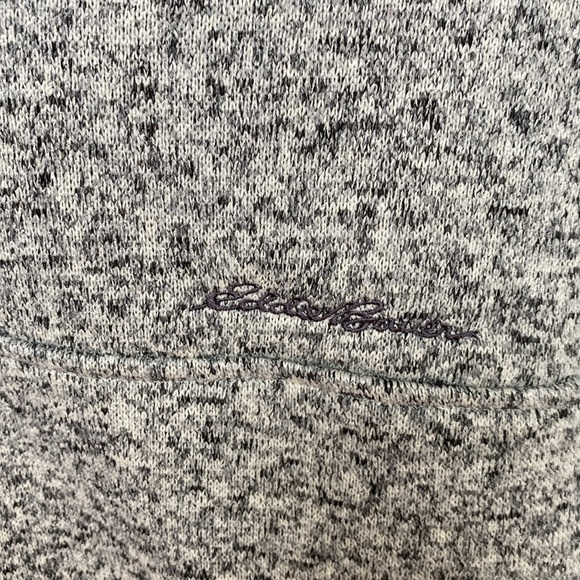 Eddie Bauer men’s radiator fleece snap front pullover grey sweater plus sz XXL - Picture 5 of 13